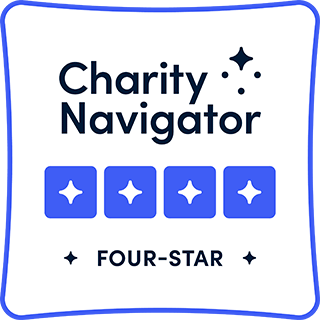 Proud to be effective! We've earned a FOUR-STAR RATING from Charity Navigator